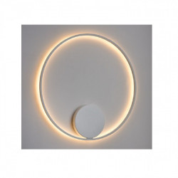 Sieninis - lubinis LED dimeriuojamas šviestuvas Orbit D60 CCT BALTAS INDIRECT DALI