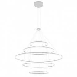 Pakabinamas led dimeriuojamas šviestuvas ORBIT 5 D150 CCT DALI BALTAS kaina