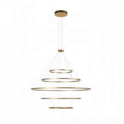 PAKABINAMAS LED dimeriuojamas ŠVIESTUVAS ORBIT 5 D150 CCT DALI BRONZOS SPALVOS kaina