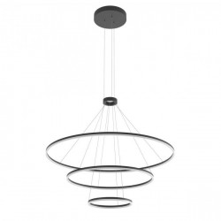 Pakabinamas led dimeriuojamas šviestuvas ORBIT 3 D150 CCT DALI JUODAS