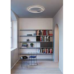 SIENINIS / LUBINIS LED dimeriuojamas ŠVIESTUVAS ORBIT D80 CCT indirect DALI JUODAS