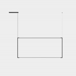 PAKABINAMAS LED ŠVIESTUVAS TUBS MODULAR L161,9 61,4W JUODAS