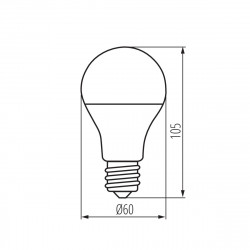 LED lemputė Smart E27 7W 2700-6500K Tuya skubiai