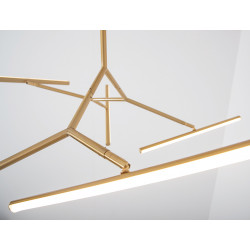 PAKABINAMAS LED ŠVIESTUVAS 2071 AUKSO SPALVOS L90 kaina