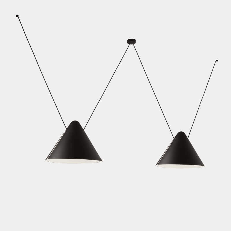 PAKABINAMAS LED ŠVIESTUVAS LEDS C4 SUPER ATTIC 2 D45 BLACK CENTRAL 00-8372-05-05