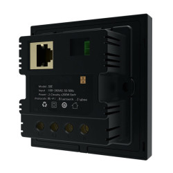LCD SIENINĖ SMART PANELĖ, WI-FI, LAN, BLACK kaina