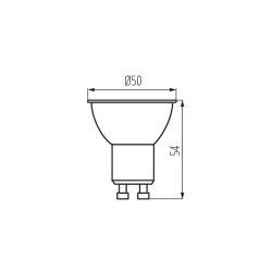 LED LEMPUTĖ SMART GU10 4,7W RGBCCT TUYA kaina