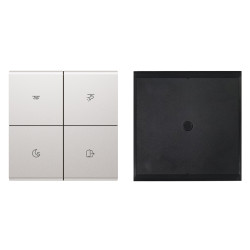 Bevielis Zigbee scenų jungiklis su ikonomis White kaina