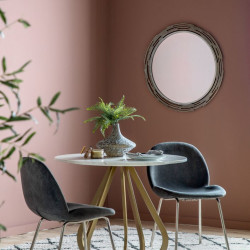 VEIDRODIS CRISTO MIRROR SILVER kaina