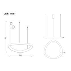 Pakabinamas LED dimeriuojamas šviestuvas DELTA 60W 3000K TRIAC AUKSO SPALVOS atsiliepimai