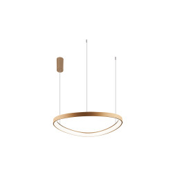 Pakabinamas LED dimeriuojamas šviestuvas DELTA 48W 3000K TUYA, AUKSO SPALVOS