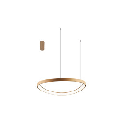 Pakabinamas LED dimeriuojamas šviestuvas DELTA 48W 3000K TRIAC AUKSO SPALVOS
