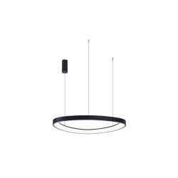 Pakabinamas LED dimeriuojamas šviestuvas DELTA 48W 3000K TRIAC JUODAS