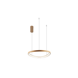 Pakabinamas LED dimeriuojamas šviestuvas DELTA 38W 3000K TUYA, AUKSO SPALVOS