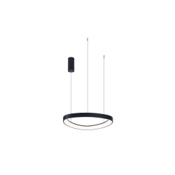Pakabinamas LED dimeriuojamas šviestuvas DELTA 38W 3000K TUYA, JUODAS