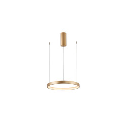 Pakabinamas LED dimeriuojamas šviestuvas ESTELLA D40 30W 3000K TRIAC, AUKSO SPALVOS