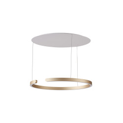 Pakabinamas LED dimeriuojamas šviestuvas ICONIUM D80 80W 3000K TRIAC, AUKSO SPALVOS kaina