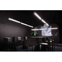PAKABINAMAS ŠVIESTUVAS HUGO TRANSPARENT SYSTEM 24V skubiai