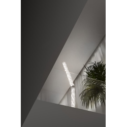 PASTATOMAS ŠVIESTUVAS HUGO TRANSPARENT 24V skubiai