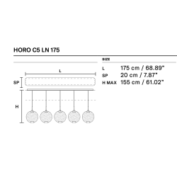 PAKABINAMAS ŠVIESTUVAS HORO C5 LN 175 (įvairios spalvos) kaina