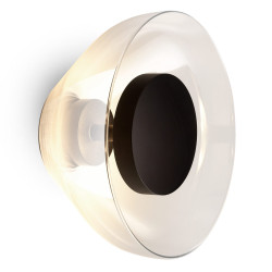 Sieninis LED šviestuvas AURA 10W Transparent DŪMINTAS STIKLAS pristatymas