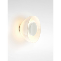 Sieninis LED šviestuvas AURA 10W opal kaina