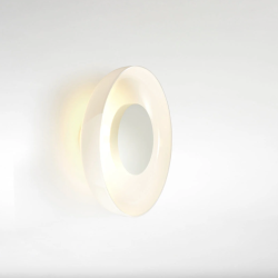 Sieninis LED šviestuvas AURA PLUS opal kaina