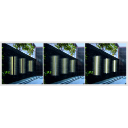 SIENINIS LINIJINIS LED ŠVIESTUVAS TAMNA 200CM 20W JUODAS pigiau