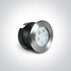 ĮLEIDŽIAMAS LED ŠVIESTUVAS BASEINAMS IR FONTANAMS 69066B/W 6W 3000K PILKAS kaina