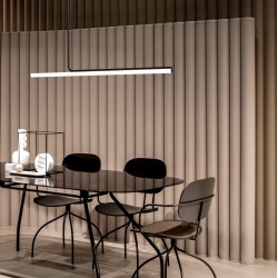 PAKABINAMAS LED šviestuvas AMBROSIA 120 19,2W 3000K JUODAS pigiau