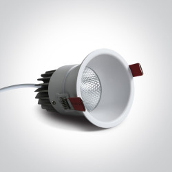 ĮLEIDŽIAMAS LED ŠVIESTUVAS NEAKINANTIS PRO RANGE 10115FD/W/W 15W BALTAS kaina