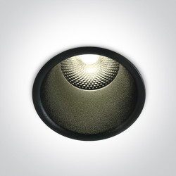 ĮLEIDŽIAMAS LED ŠVIESTUVAS NEAKINANTIS PRO RANGE 10115FD/B/W 15W JUODAS kaina
