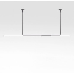 PAKABINAMAS LED šviestuvas AMBROSIA 210 28,8W 3000K JUODAS kaina