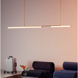 PAKABINAMAS LED šviestuvas AMBROSIA 210 28,8W 3000K AUKSO SPALVOS pigiau