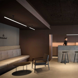 PAKABINAMAS LED šviestuvas AMBROSIA 315 43,2W 3000K JUODAS skubiai