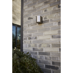 SIENINIS LED ŠVIESTUVAS CANTO 2 STAINLESS STEEL kaina