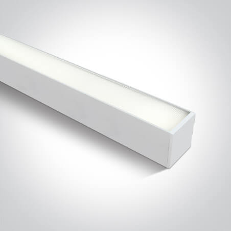 LUBINIS/PAKABINAMAS LED ŠVIESTUVAS LINEAR 120CM WHITE 40W 4000K ONE LIGHT 38160A/W/C