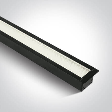 ĮLEIDŽIAMAS LED ŠVIESTUVAS LINEAR 121CM BLACK 40W 4000K ONE LIGHT 38145AR/B/C