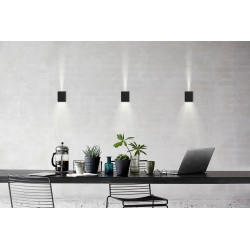 SIENINIS LED ŠVIESTUVAS CANTO KUBI 2 12W LIGHT REY kaina