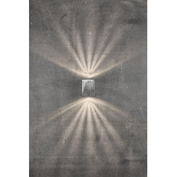 SIENINIS LED ŠVIESTUVAS CANTO KUBI2 12W STAINLESS STEEL pigiau