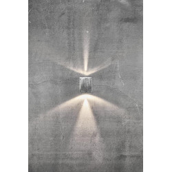SIENINIS LED ŠVIESTUVAS CANTO KUBI2 12W STAINLESS STEEL internetu