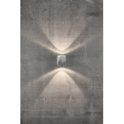 SIENINIS LED ŠVIESTUVAS CANTO KUBI2 12W STAINLESS STEEL kaina