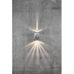 SIENINIS LED ŠVIESTUVAS CANTO KUBI2 12W STAINLESS STEEL pristatymas