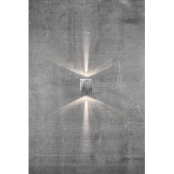 SIENINIS LED ŠVIESTUVAS CANTO KUBI2 12W STAINLESS STEEL pigiau
