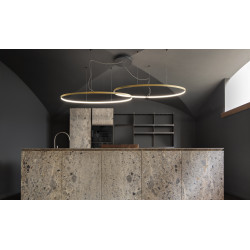 Pakabinamas LED šviestuvas Zero Ellipse 47W JUODAS internetu