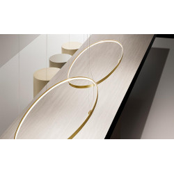 Pakabinamas LED šviestuvas Zero Ellipse 47W JUODAS kaina