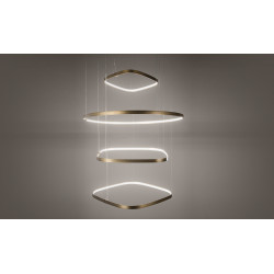 Pakabinamas LED šviestuvas Zero Ellipse 47W BRONZOS SPALVOS atsiliepimai