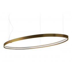 Pakabinamas LED šviestuvas Zero Ellipse 47W BRONZOS SPALVOS