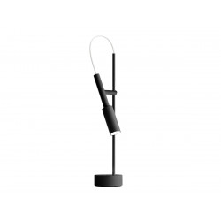 STALINIS LED ŠVIESTUVAS TUBINO 6,5W JUODAS | SKAIDRUS KABELIS