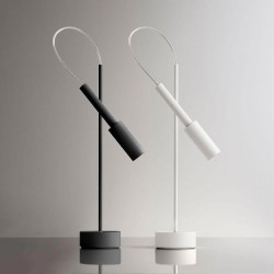 STALINIS LED ŠVIESTUVAS TUBINO 6,5W BALTAS | SKAIDRUS KABELIS kaina